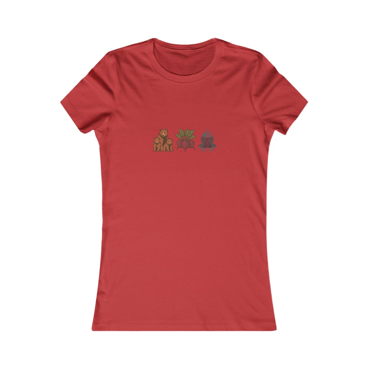 Bears, Beets, Battlestar (Icons) — Retro Women's Tee (Light)