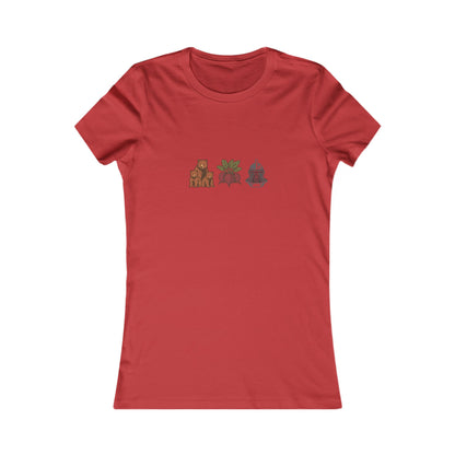 Bears, Beets, Battlestar (Icons) — Retro Women's Tee (Light)