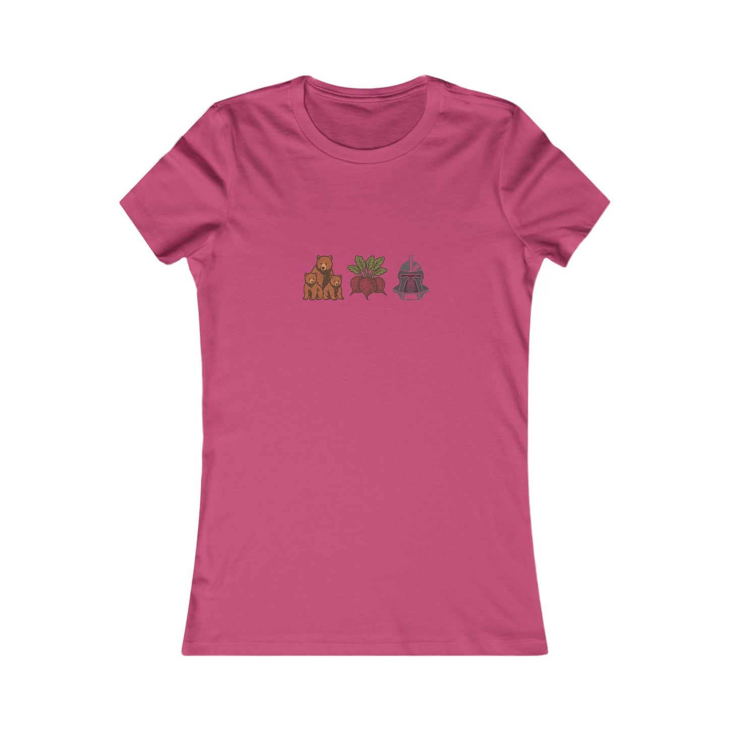 Bears, Beets, Battlestar (Icons) — Retro Women's Tee (Light)