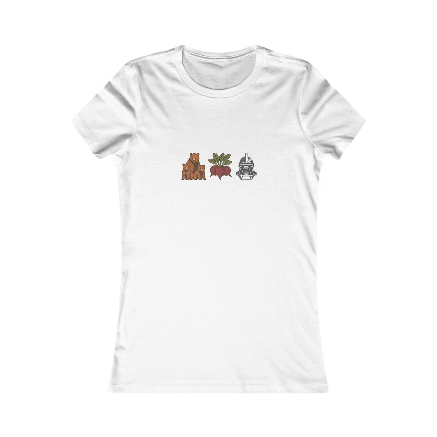 Bears, Beets, Battlestar (Icons) — Retro Women's Tee (Light)