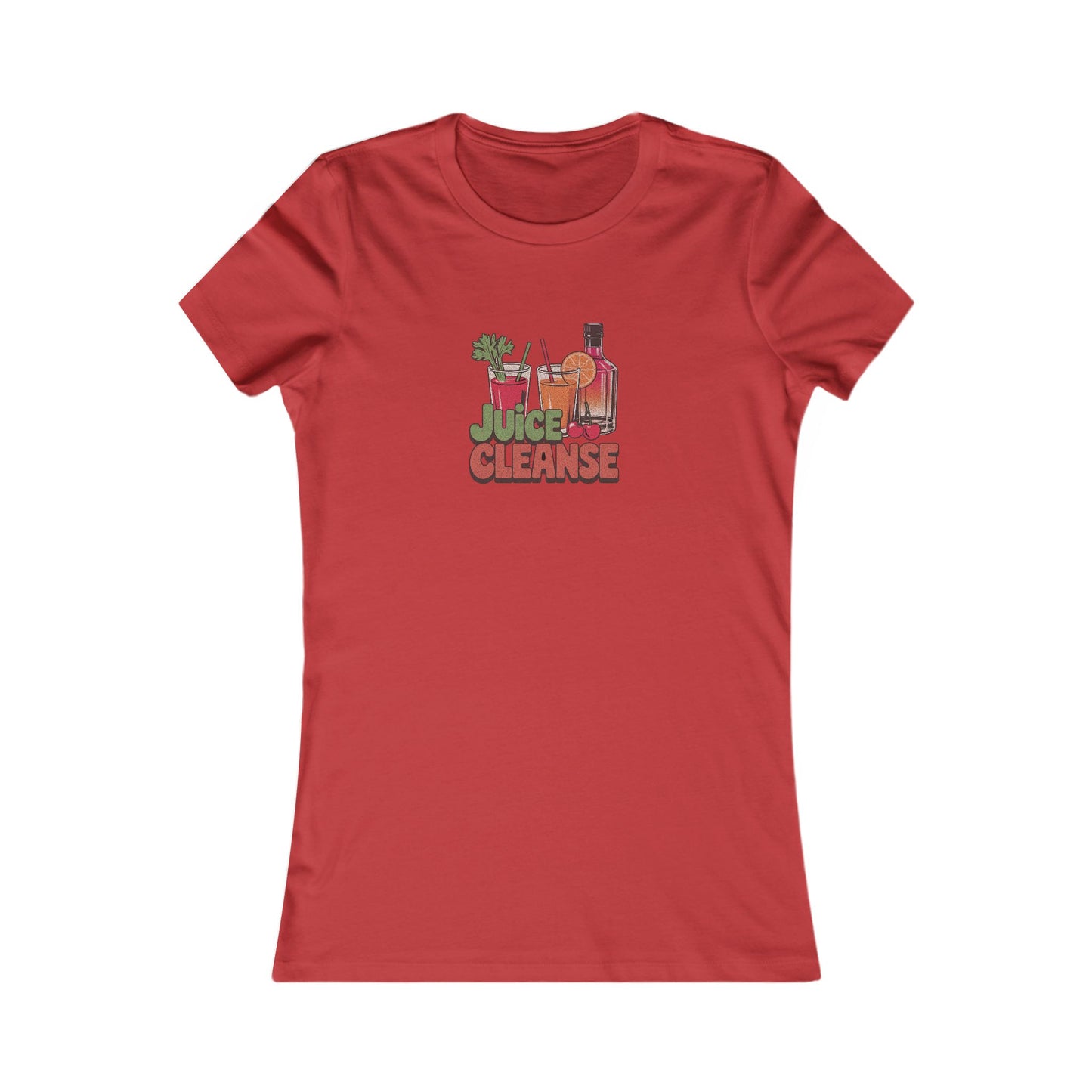 Juice Cleanse Liquid Diet — Boozy Brunch Retro Women's Tee (Light)