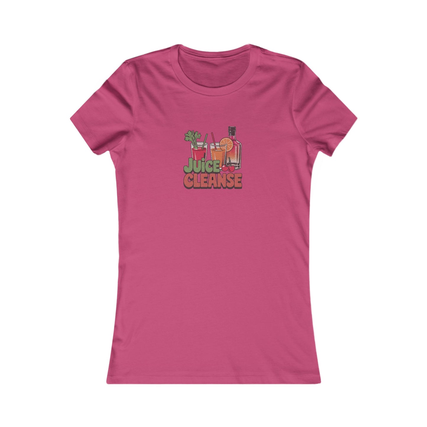 Juice Cleanse Liquid Diet — Boozy Brunch Retro Women's Tee (Light)