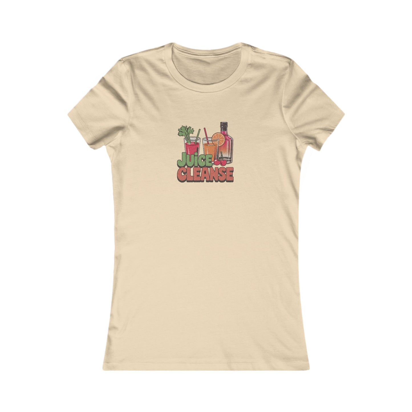 Juice Cleanse Liquid Diet — Boozy Brunch Retro Women's Tee (Light)