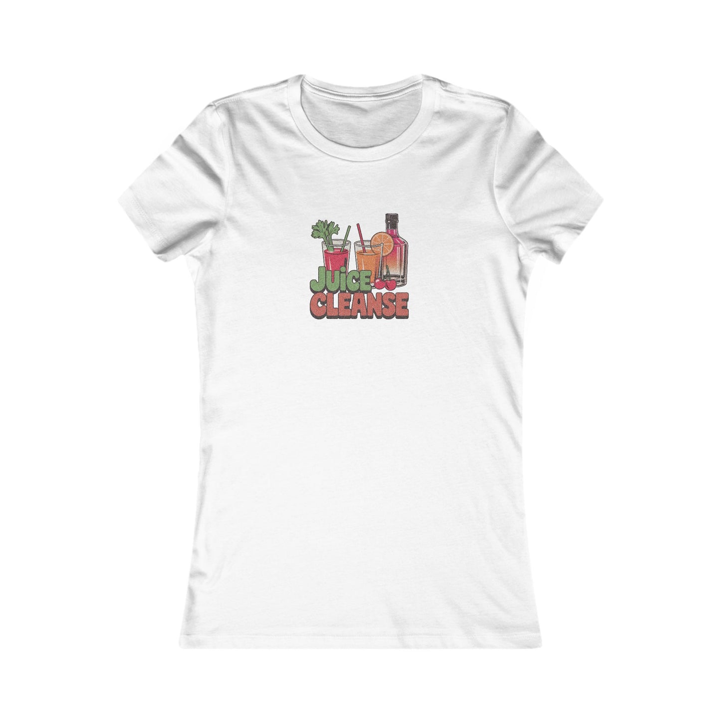 Juice Cleanse Liquid Diet — Boozy Brunch Retro Women's Tee (Light)