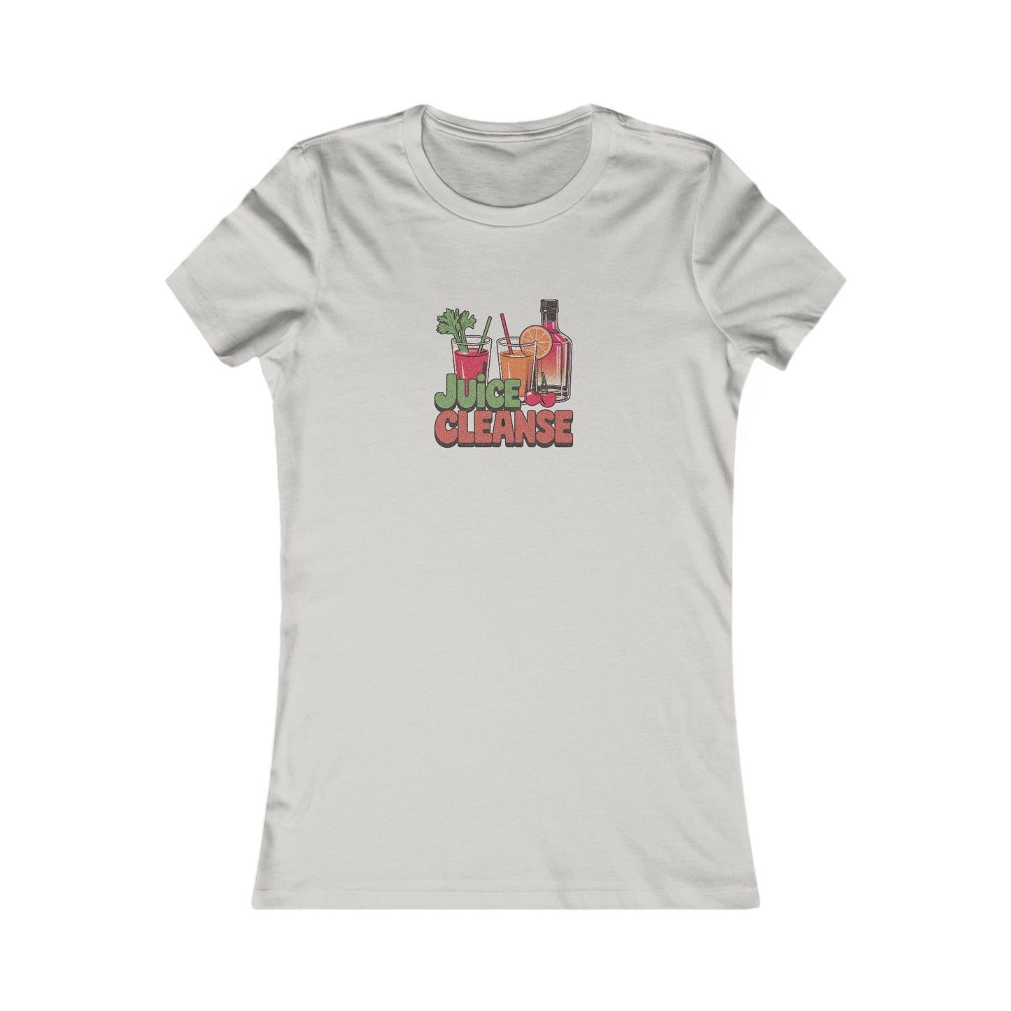 Juice Cleanse Liquid Diet — Boozy Brunch Retro Women's Tee (Light)
