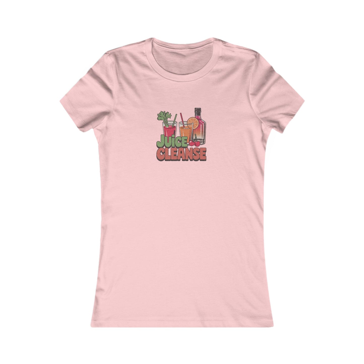 Juice Cleanse Liquid Diet — Boozy Brunch Retro Women's Tee (Light)