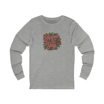 Yippee Ki Yay — Die Hard Retro Christmas Long Sleeve (Light)