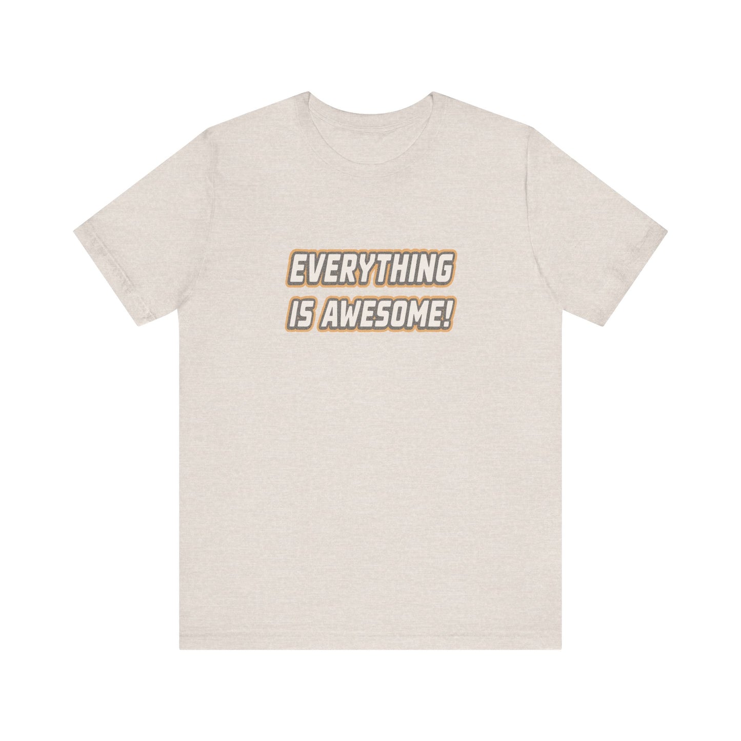 Everything is Awesome! — The LEGO Movie-Inspired Retro Tee (Light)