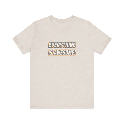 Everything is Awesome! — The LEGO Movie-Inspired Retro Tee (Light)