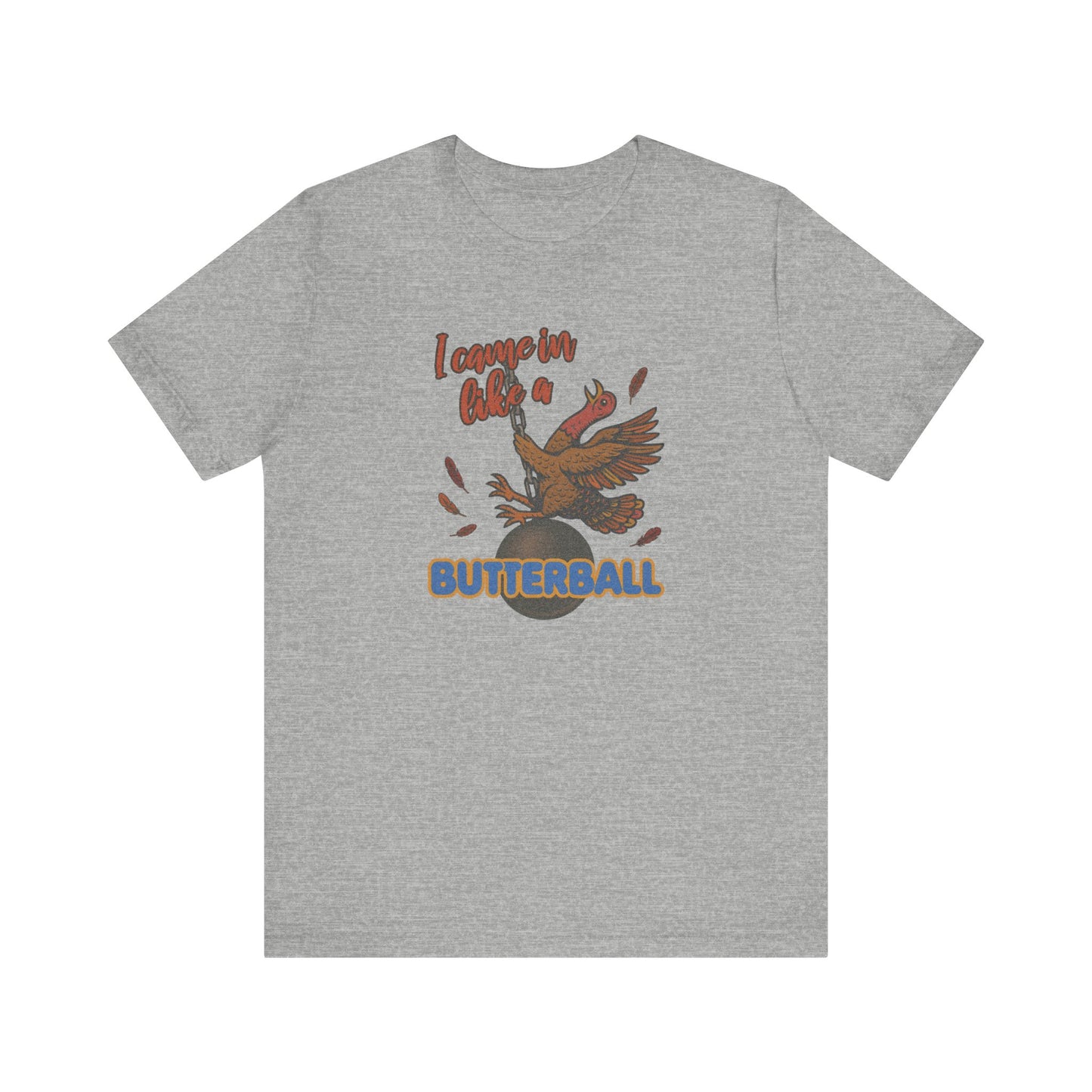 Like a Butterball — Miley Cyrus Thanksgiving Parody Retro Tee (Light)