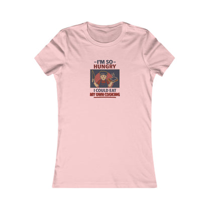I'm So Hungry, I Could Eat My Own Cooking — Retro Women's Tee (Light)