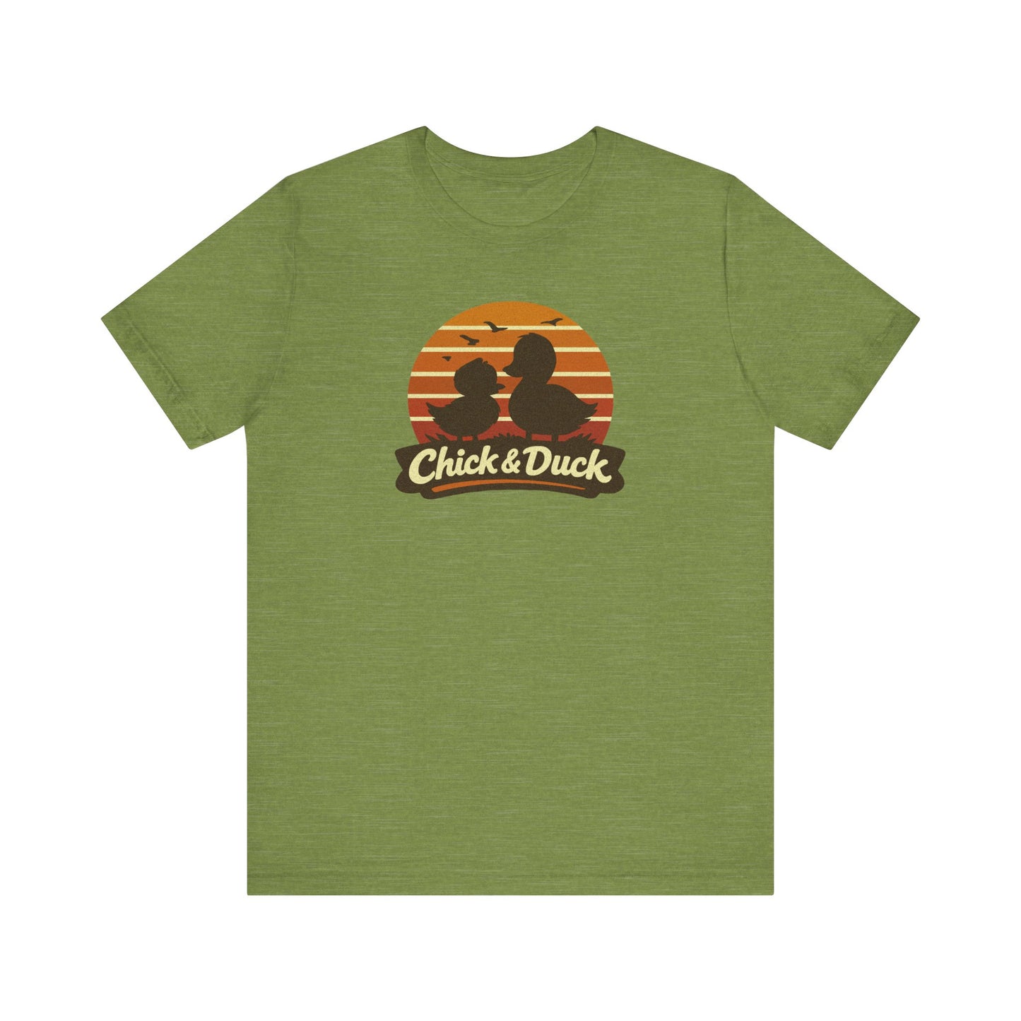 The Chick and the Duck — Friends Retro Tee (Light)