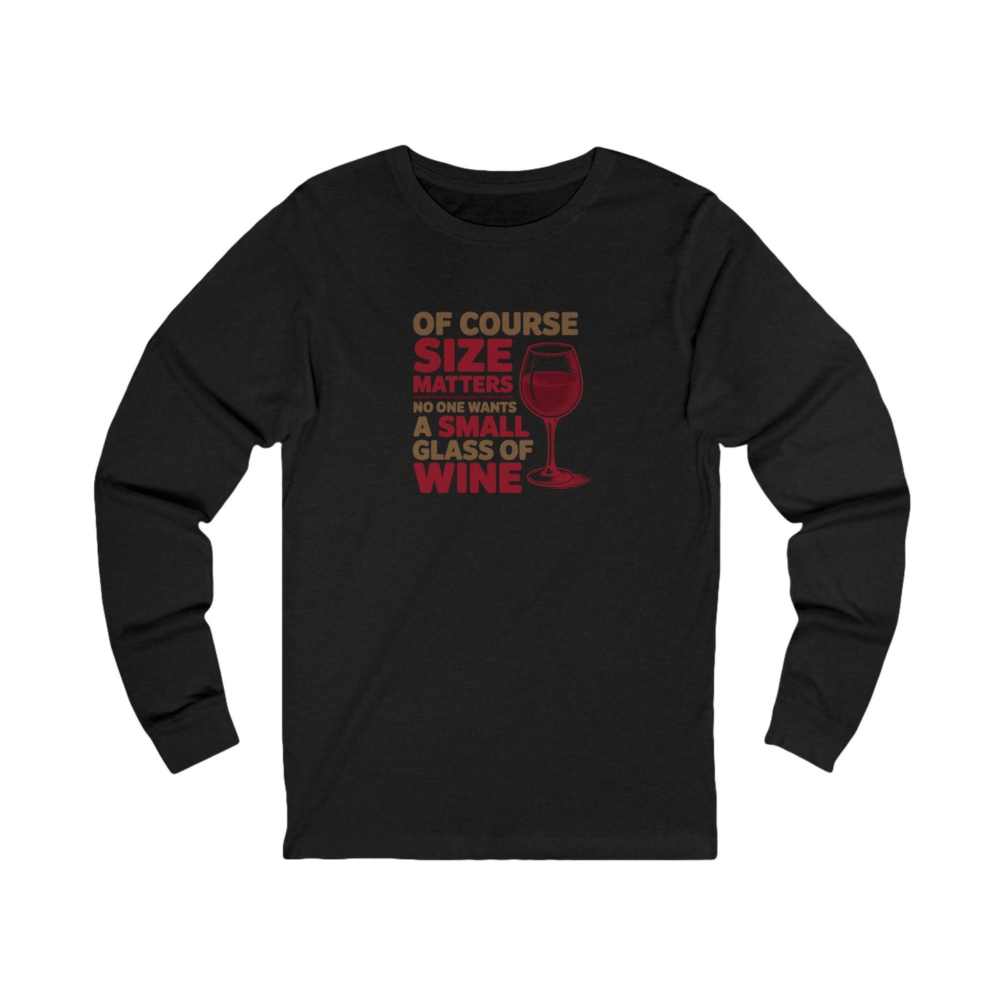 Big Glass Energy — Wine Lover Retro Long Sleeve (Dark)
