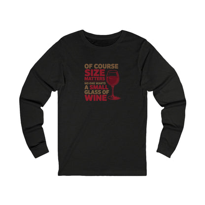 Big Glass Energy — Wine Lover Retro Long Sleeve (Dark)