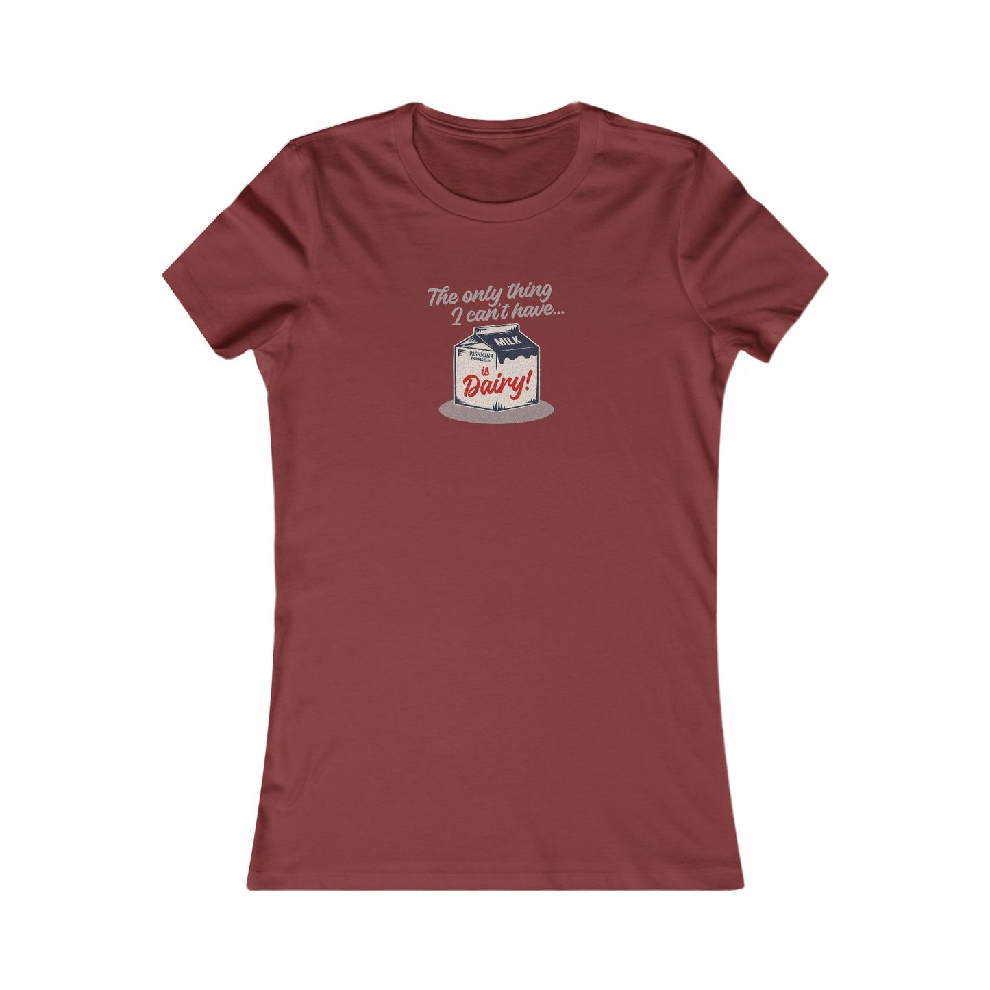 Can’t Have Dairy — Friends Jill Green Retro Women's Tee (Dark)