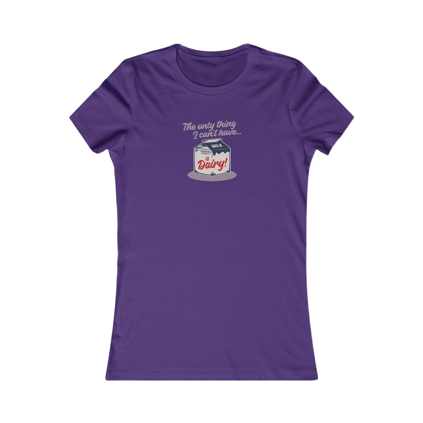 Can’t Have Dairy — Friends Jill Green Retro Women's Tee (Dark)