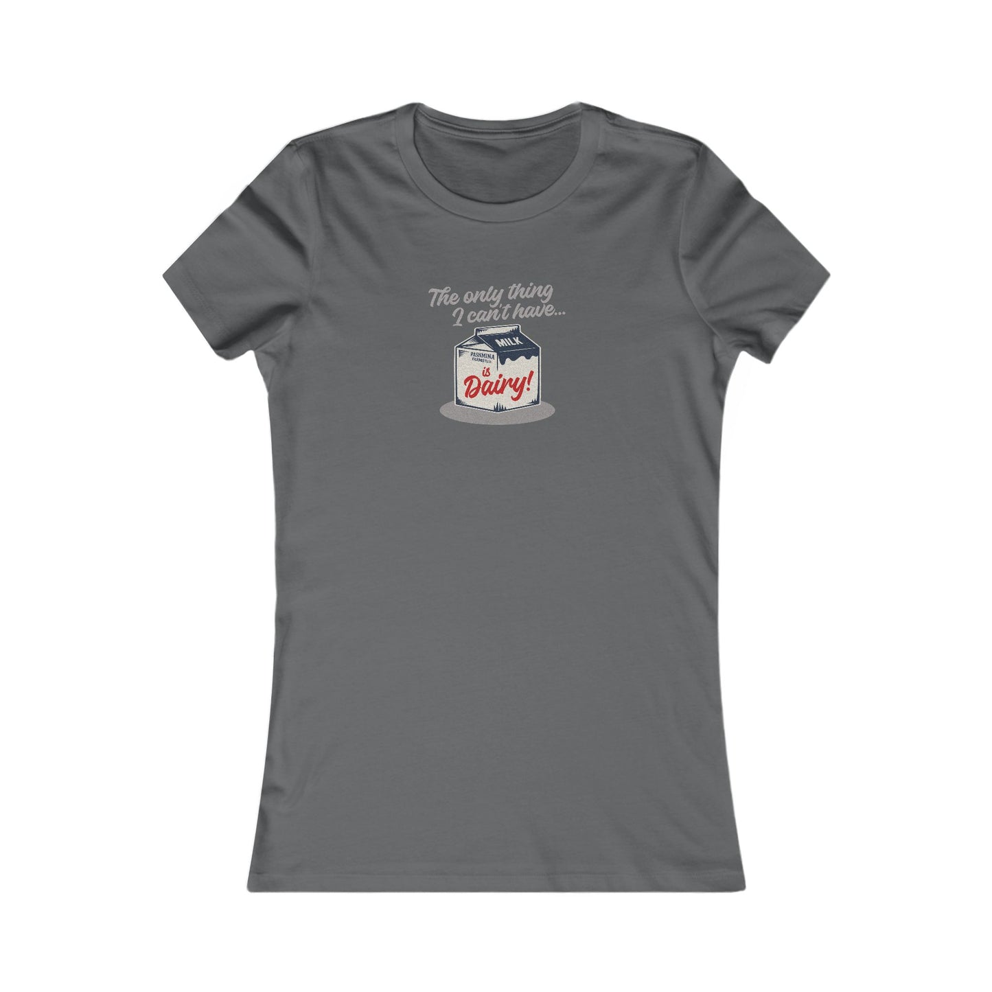 Can’t Have Dairy — Friends Jill Green Retro Women's Tee (Dark)