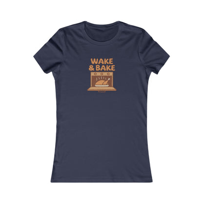 Wake & Bake — Retro Thanksgiving Turkey Women's Tee (Dark)