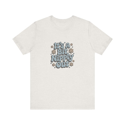 It's a Bit Nipply Out — Christmas Vacation Retro Tee (Light)