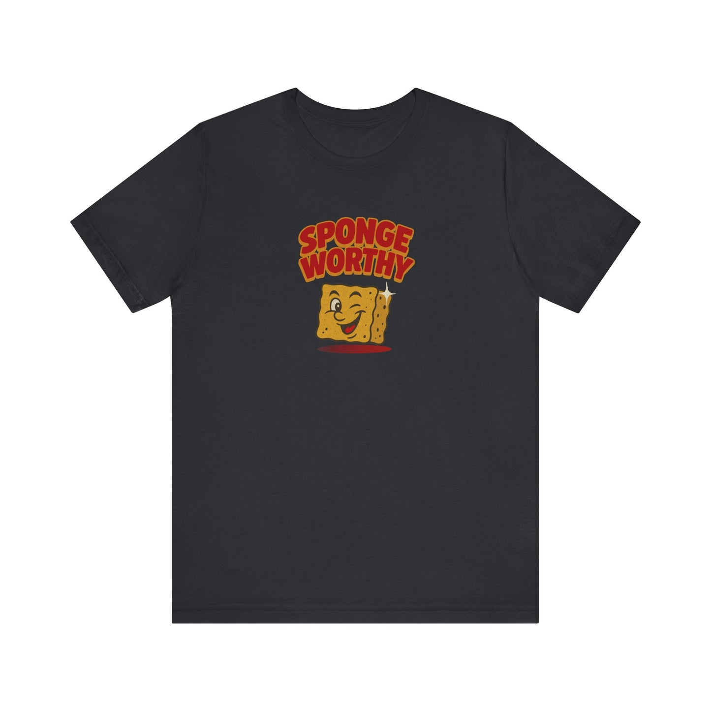 Spongeworthy — Seinfeld Retro Cartoon Tee (Dark)