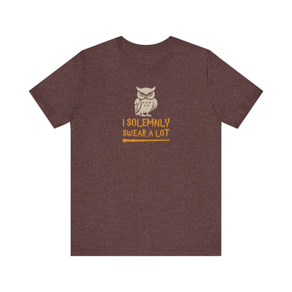 I Solemnly Swear a Lot — Harry Potter Retro Tee (Dark)