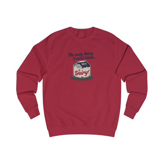 Can’t Have Dairy — Friends Jill Green Retro Sweatshirt (Light)