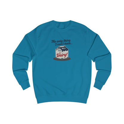 Can’t Have Dairy — Friends Jill Green Retro Sweatshirt (Light)
