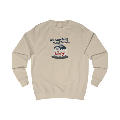 Can’t Have Dairy — Friends Jill Green Retro Sweatshirt (Light)