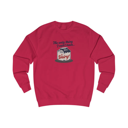 Can’t Have Dairy — Friends Jill Green Retro Sweatshirt (Light)