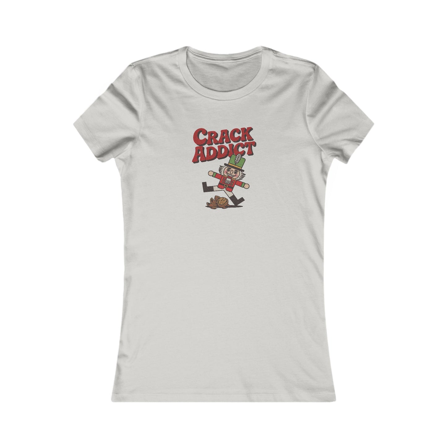 Crack Addict Nutcracker (Unhinged Remix) — Retro Women's Tee (Light)