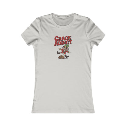 Crack Addict Nutcracker (Unhinged Remix) — Retro Women's Tee (Light)