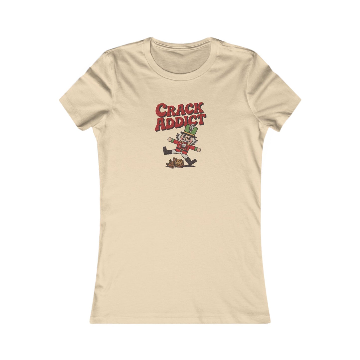 Crack Addict Nutcracker (Unhinged Remix) — Retro Women's Tee (Light)