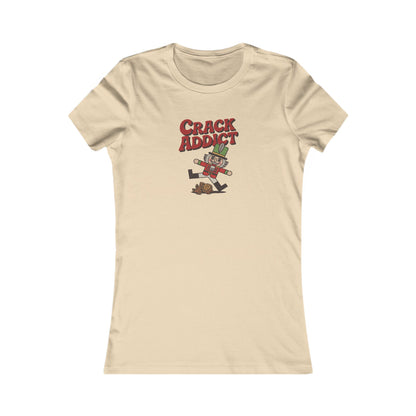 Crack Addict Nutcracker (Unhinged Remix) — Retro Women's Tee (Light)