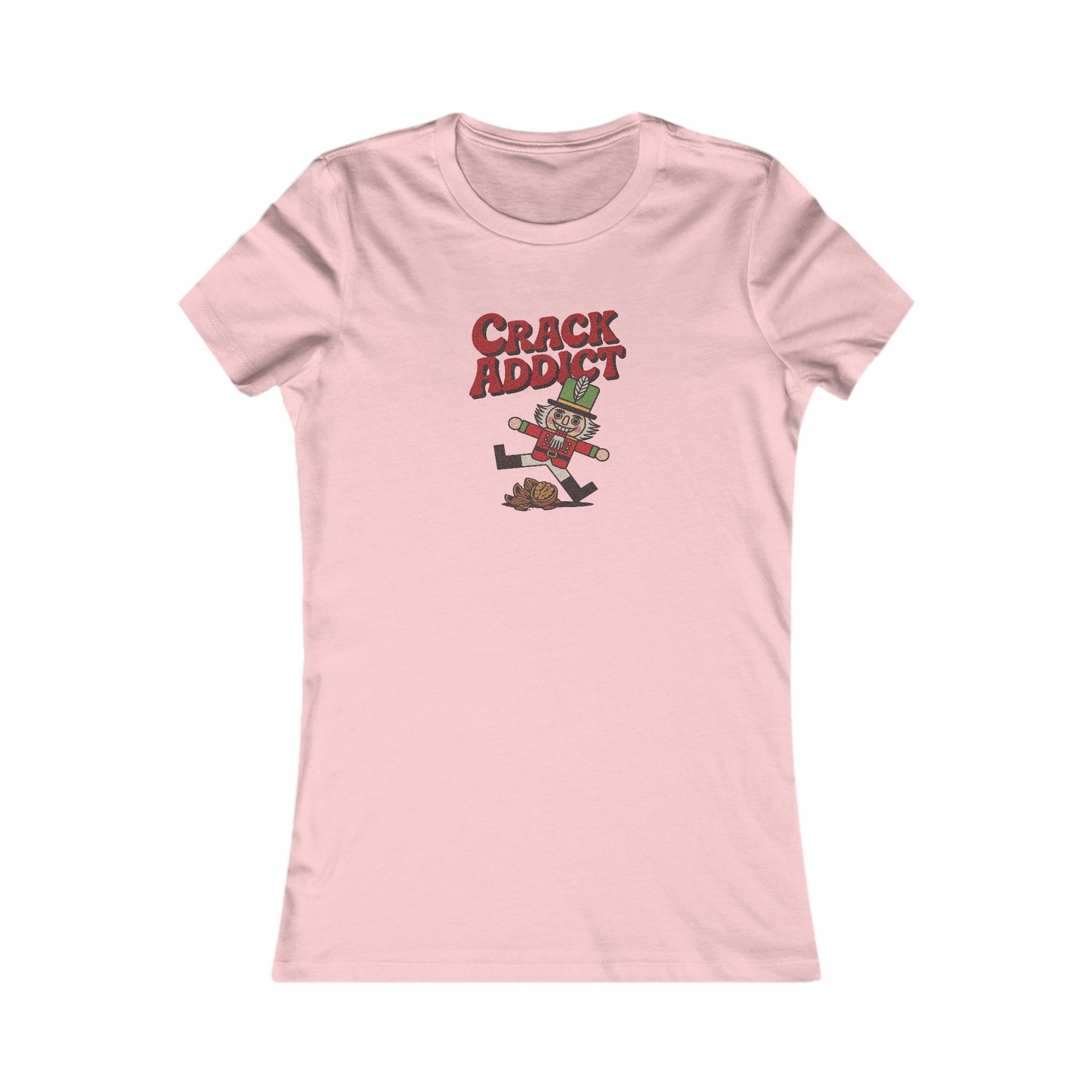 Crack Addict Nutcracker (Unhinged Remix) — Retro Women's Tee (Light)
