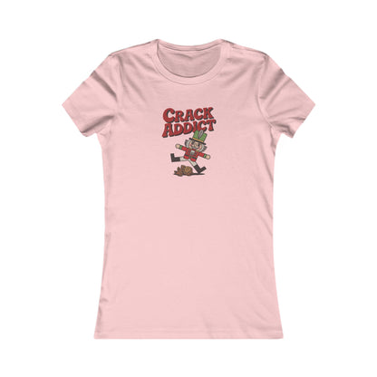 Crack Addict Nutcracker (Unhinged Remix) — Retro Women's Tee (Light)