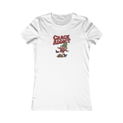 Crack Addict Nutcracker (Unhinged Remix) — Retro Women's Tee (Light)