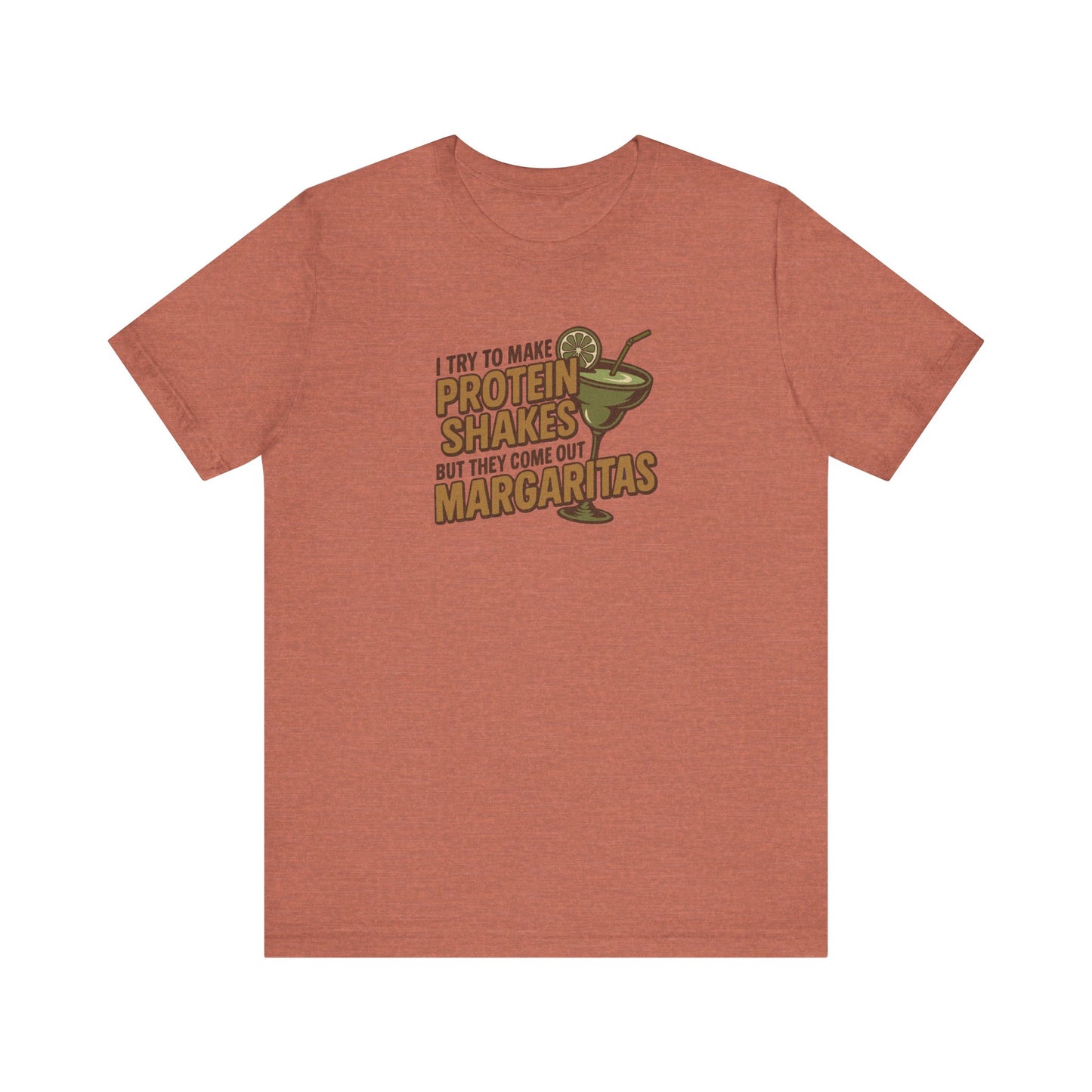 Protein Shakes (Oops, All Margaritas) — Retro Tee (Light)