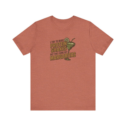 Protein Shakes (Oops, All Margaritas) — Retro Tee (Light)