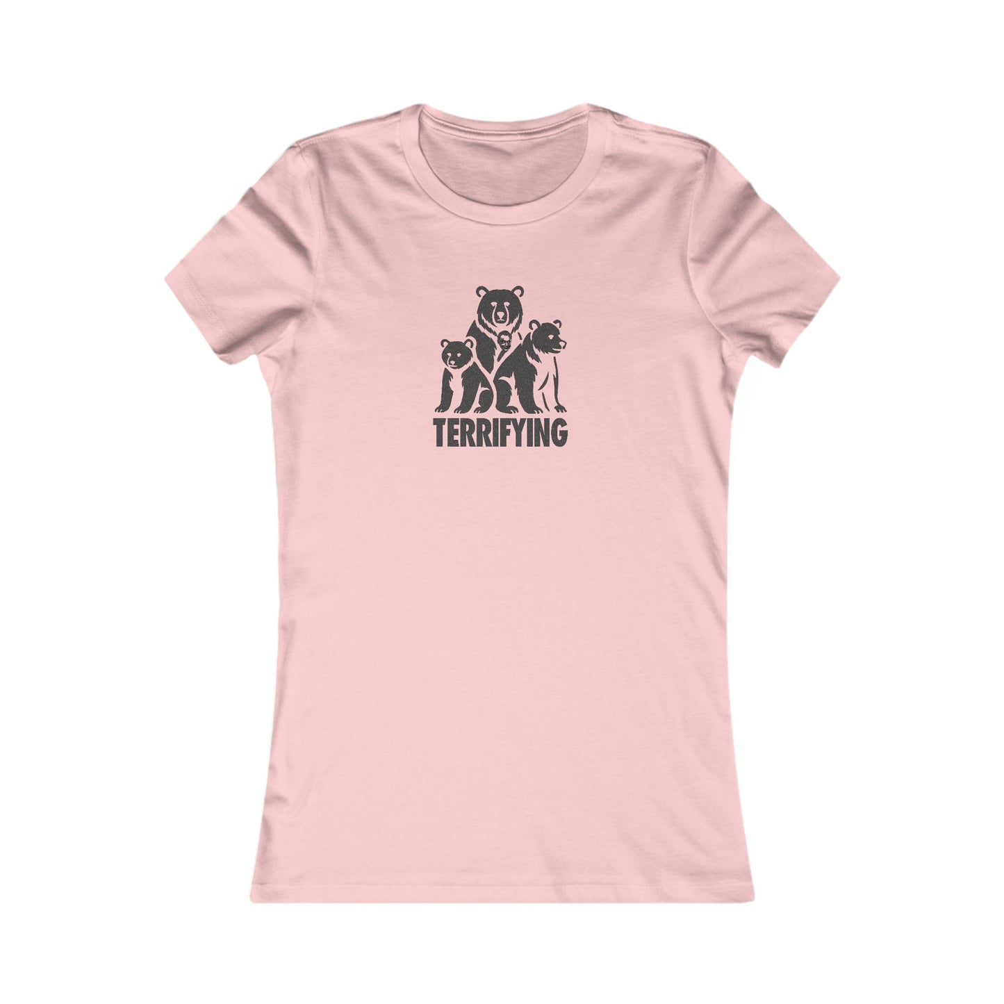 Bears Are Terrifying — Retro Silhouette Women's Tee (Light)