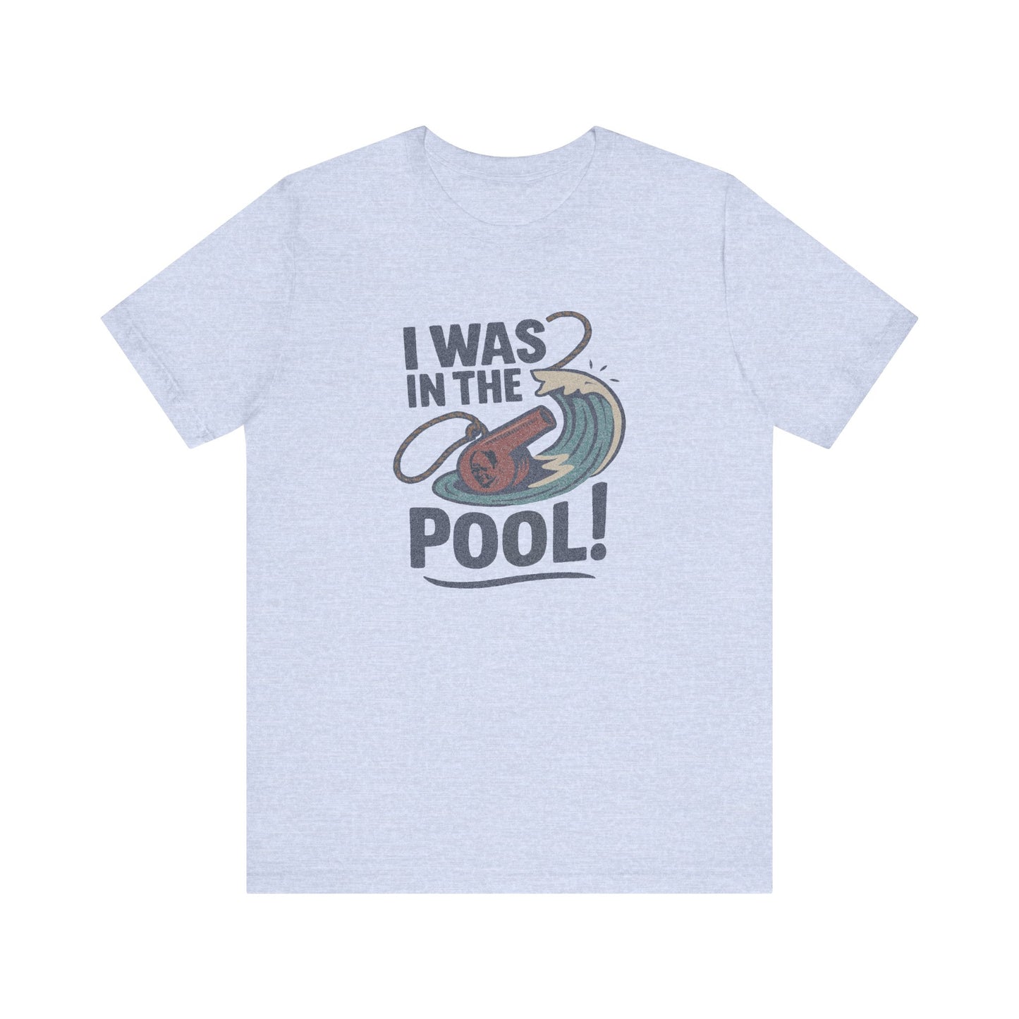 I Was in the Pool! — George Costanza Shrinkage Retro Tee (Light)