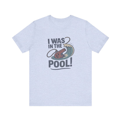 I Was in the Pool! — George Costanza Shrinkage Retro Tee (Light)