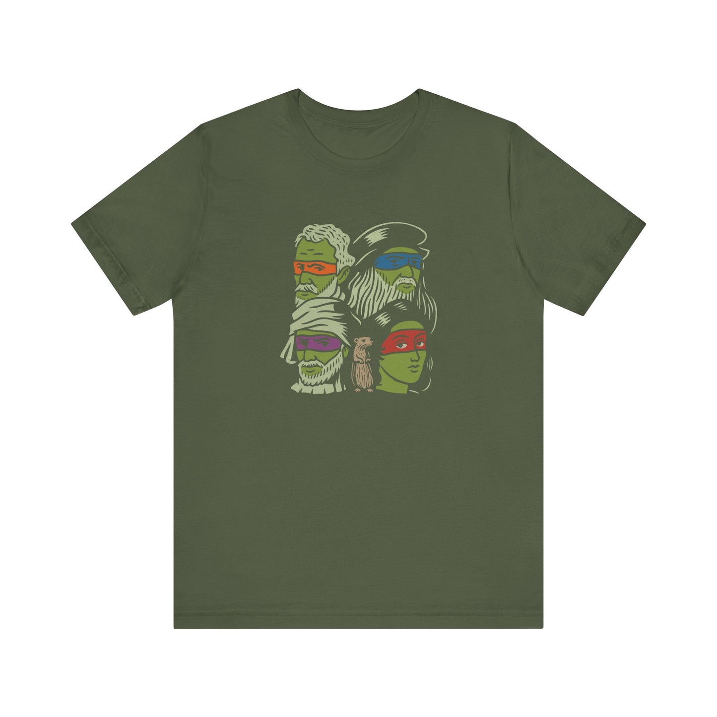 Renaissance Ninja Turtles — TMNT Retro Tee (Dark)