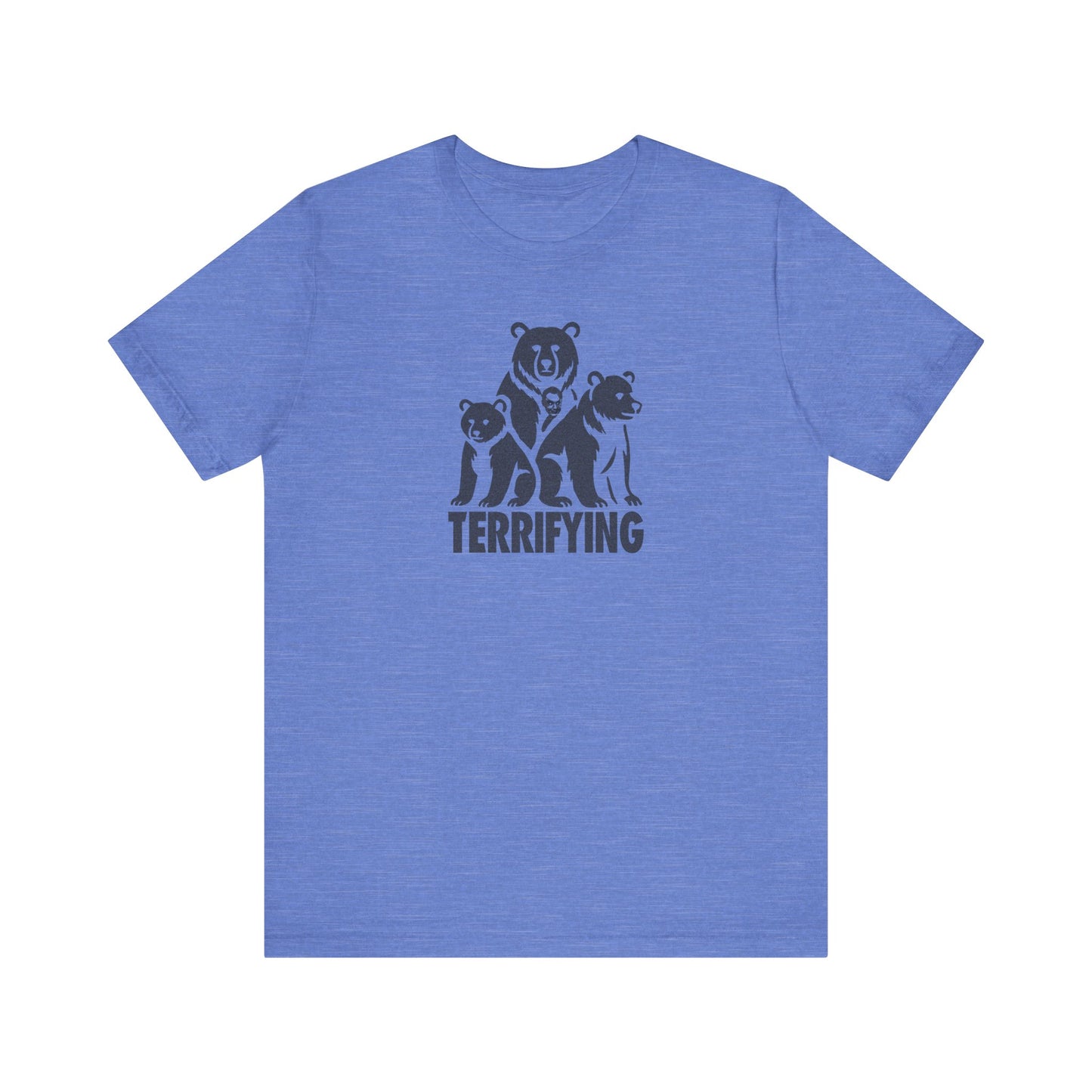Bears Are Terrifying — Retro Silhouette Tee (Light)