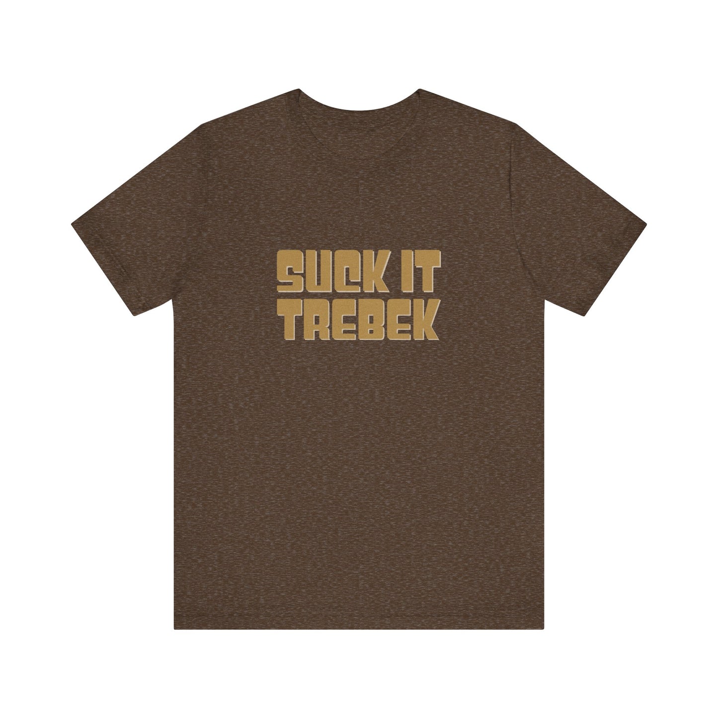 Suck It Trebek — SNL Celebrity Jeopardy Sketch Retro Tee (Dark)