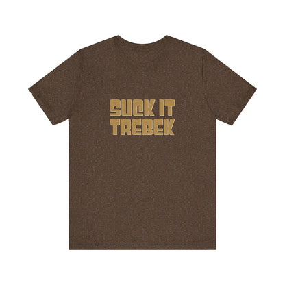 Suck It Trebek — SNL Celebrity Jeopardy Sketch Retro Tee (Dark)