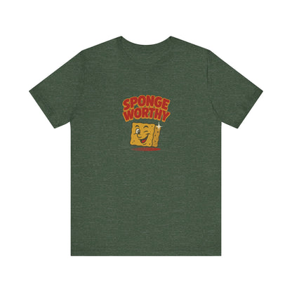 Spongeworthy — Seinfeld Retro Cartoon Tee (Dark)