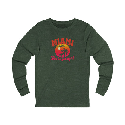 Miami, You've Got Style! — Golden Girls Retro Long Sleeve (Dark)