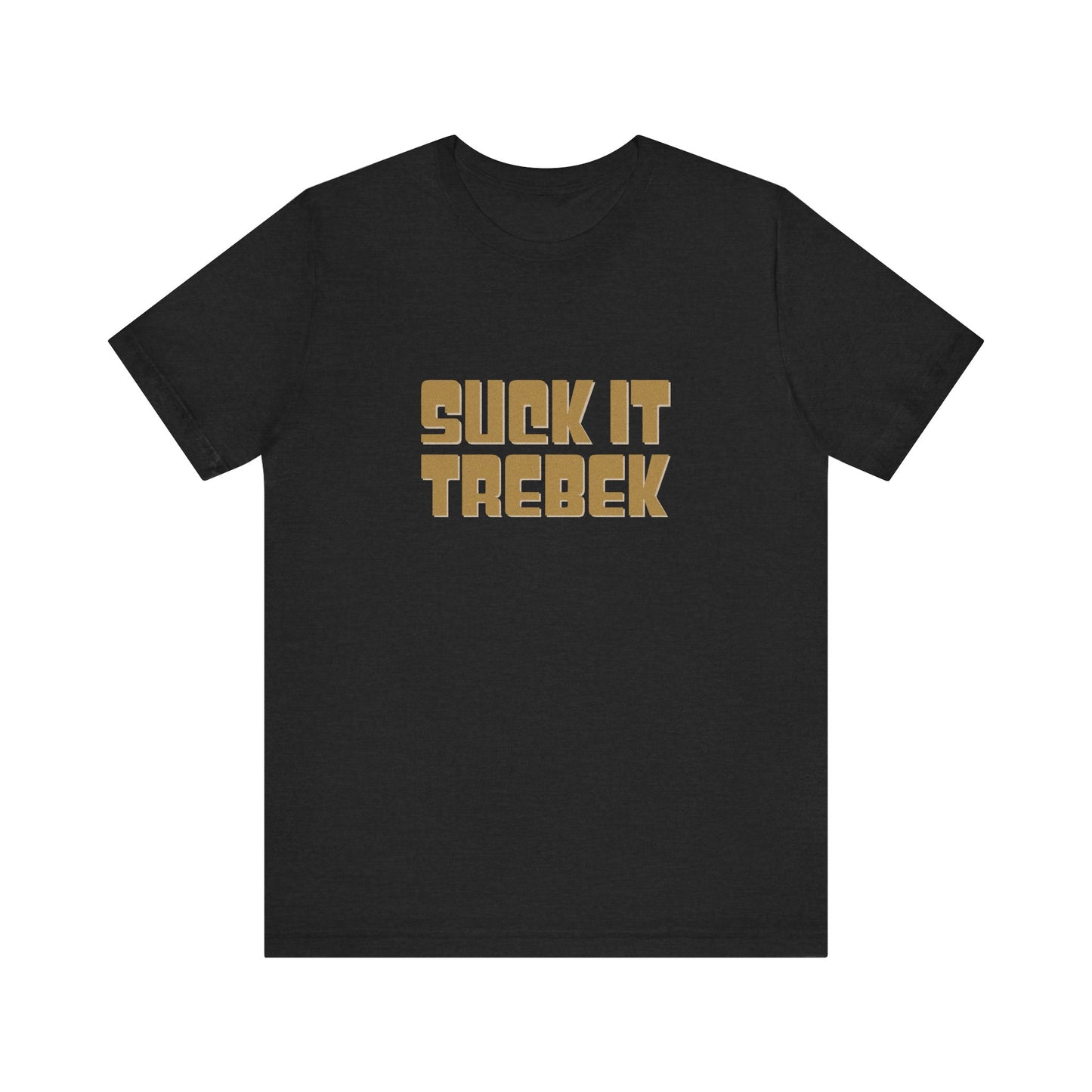 Suck It Trebek — SNL Celebrity Jeopardy Sketch Retro Tee (Dark)