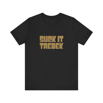 Suck It Trebek — SNL Celebrity Jeopardy Sketch Retro Tee (Dark)