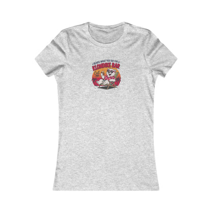 What You Did for a Klondike Bar — Retro Graphic Women's Tee (Light)